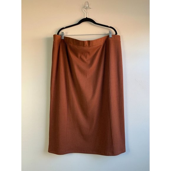 NEW ELOQUII Ribbed Stretch Pencil Skirt Plus Size 22/24 - Picture 2 of 8